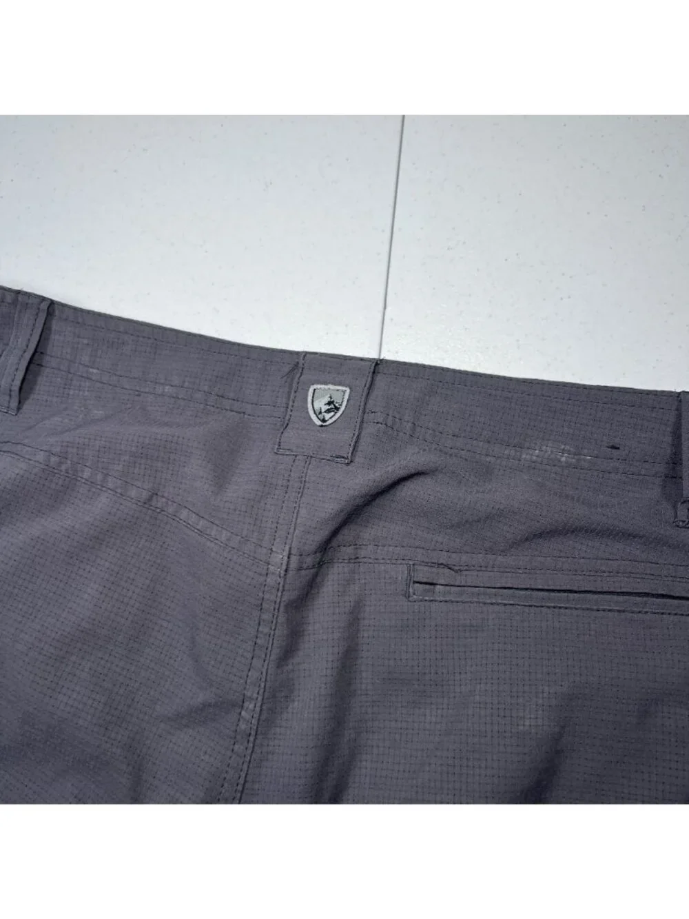 Kuhl Mens Gray Hiking Cargo Shorts Size 36 Ripstop Outdoor Stretch 11